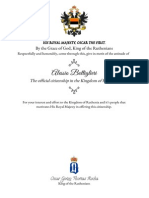 Citizenship Certificate - Alessio Bottiglieri