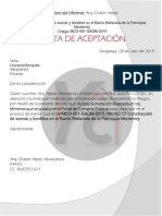 Carta de Aceptacion 