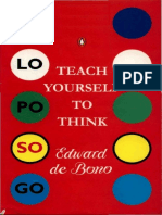 Edward de Bono Teach Yourself To Think PDF