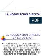 La Negociacion Directa