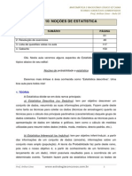 Noções de Estatística ESTRATÉGIA PDF