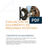 Grupo 5 Evaluacion Del Aislamento en Maquinas Rotativas