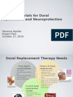 Natural Materials for Dural Replacement and Neuroprotection