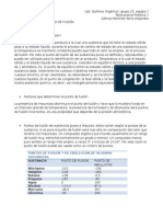 Determinación Del Punto de Fusión