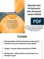 Masalah Gizi Di Indonesia Dan Posisinya Secara Global