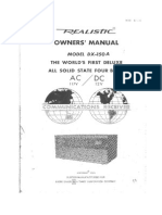 Realistic_DX150A HF Comms Reciever_Manual