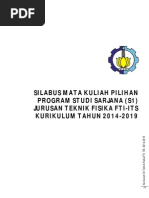 Download Silabus MK Pilihan S1 Teknik Fisika by Indra Prasetiyo SN279574200 doc pdf
