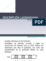 Descripción Lagrangiana