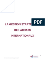 Synthèse Gestion Des Achats Internationaux