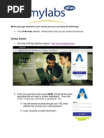 MyLabsPlus Instructions