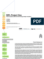 RIPL Project One Post Occupancy Build and Design Evaluation - Interactive