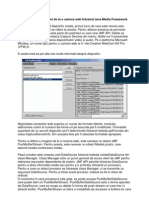 Capturarea de Imagini de La o Camera Web Folosind Java Media Framework