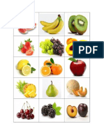 15 frutas