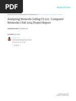 Analyzing Network Coding