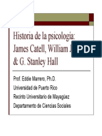 Historia de La Psicología James Catell William James