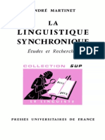 André Martinet-La Linguistique Synchronique PDF