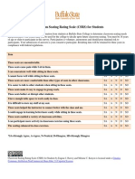 Seating Questionnaire