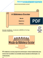 Sessão 1 Missão da Biblioteca escolar - Algoz-Silves