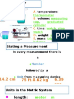 some tools for measurement