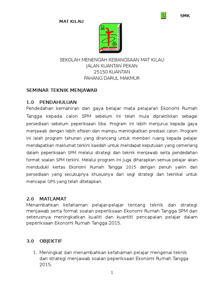 Seminar Teknik Menjawab Pdf