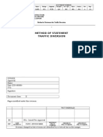 Method Statement For Traffic Management Plan