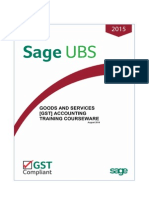 GST Accounting With Sage UBS
