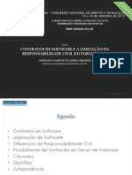 CIBERJUR III - Contratos de Software e A Limitacao Da Responsabilidade Civil Do Fornecedor - Adriano Mendes