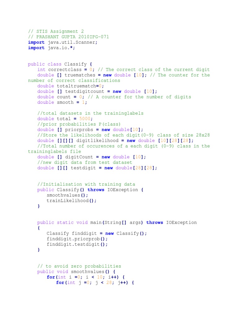 Classify The Digits | PDF | Software Engineering | Computer Data