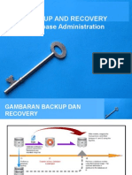 BACKUP AND RECOVERY Database Administration