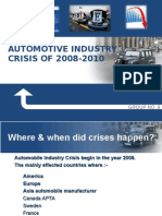 Automotive Industry CRISIS OF 2008-2010: Group No .6