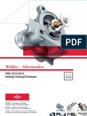 WAHLER Thermostate Auto / Thermostatgehäuse - 4337.105D 