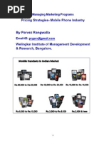 Download Pricing Strategies Mobile Phone Industry by pryprv SN27965616 doc pdf