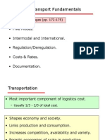 Transport Fundamentals & Modes