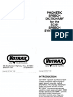 Votrax Sc01 Voice Chip Dictionary