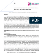 A STUDY ON CURRICULUM DEVELOPMENT PROCESS IN INTERNATIONAL BACCALAUREATE DIPLOMA PROGRAM (IBDP)