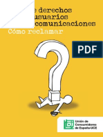 Derechos Usuarios Telecomunicaciones