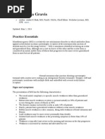 MGFA Classification of Myasthenia Gravis | PDF