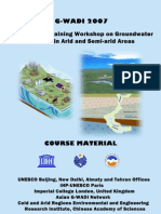 Interntional Training Workshop On Groundwater Modeling in Arid and Semi Arid Areas