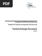 High Level Solution Design Document Template | PDF | Design | Databases