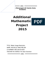 Additional Mathematics Project 2015