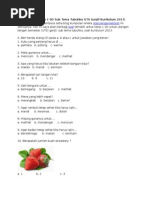 Download Soal Tematik Kelas 1 SD Sub Tema Tubuhku UTS Ganjil Kurikulum 2013 by cokhanza SN279712235 doc pdf