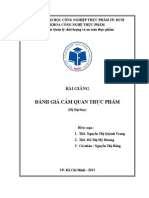 Bài Giảng Đánh Giá Cảm Quan Tp