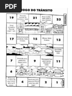 Jogo de Tabuleiro Sobre o Trânsito