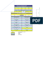 Foundation design and material calculation