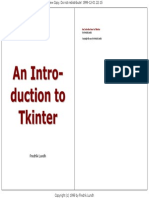 TkInter Introduction