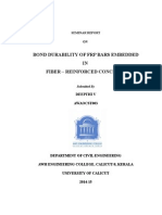 Bond Durability of FRP Bars Embedded IN Fiber - Reinforced Concrete