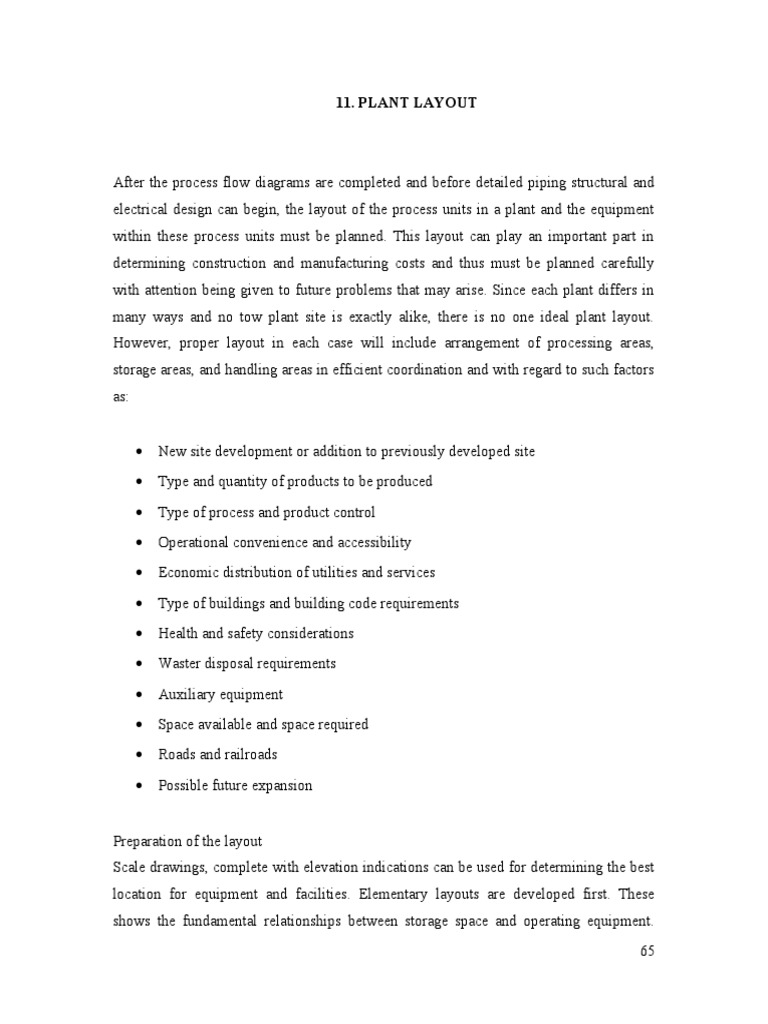 Effective Plant Layout Planning Guide | PDF