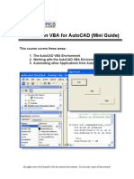 Introduction to VBA for AutoCAD