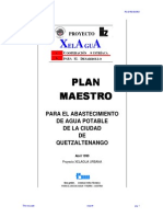 Plan Maestro Aguas Quetzaltenango