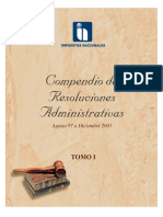 Compendio de Resoluciones Administrativas Tomo I y II